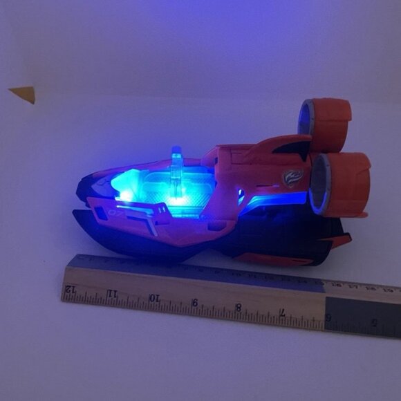 Paw Patrol The Mighty Movie Zuma's Lights Sounds Hovercraft Jet Boat Vehicle - Picture 7 of 7